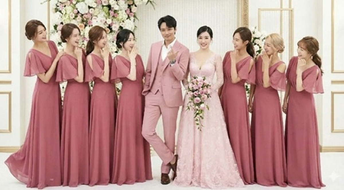 Cộng đồng mạng châu Á truyền tay nhau tấm hình được cho là ảnh cưới của Tiffany và chồng tài tử. Ảnh: Chosun