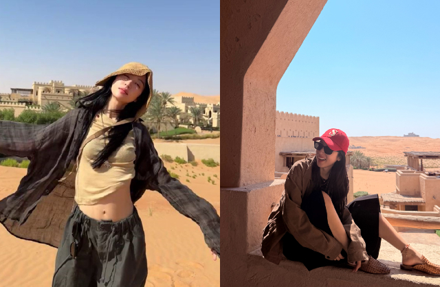 ... và Oman. Sau đó, cô bặt vô âm tín, khiến người thân và bạn bè vô cùng lo lắng. Ảnh: Weibo. 