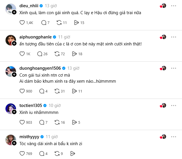 Bình luận của các chị đẹp khác