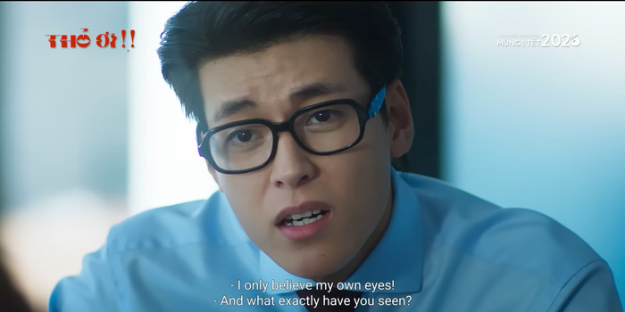 Tạo hình trong phim của Vĩnh Đam là một giám đốc bảnh bao, điển trai