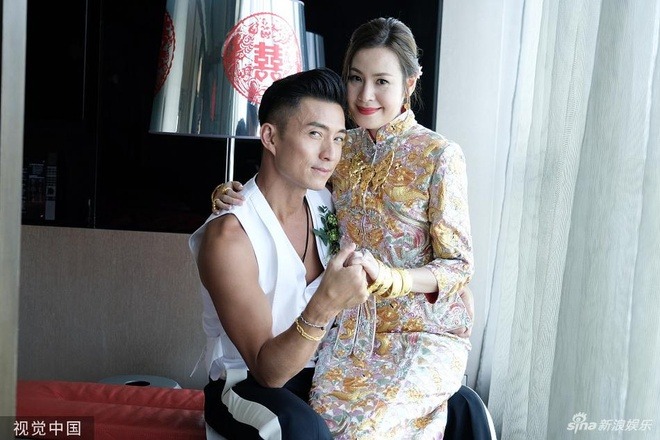 Nam diễn viên tái hôn với Apple - một cô gái ngoài ngành giải trí - vào năm 2019. Ảnh: Sina.