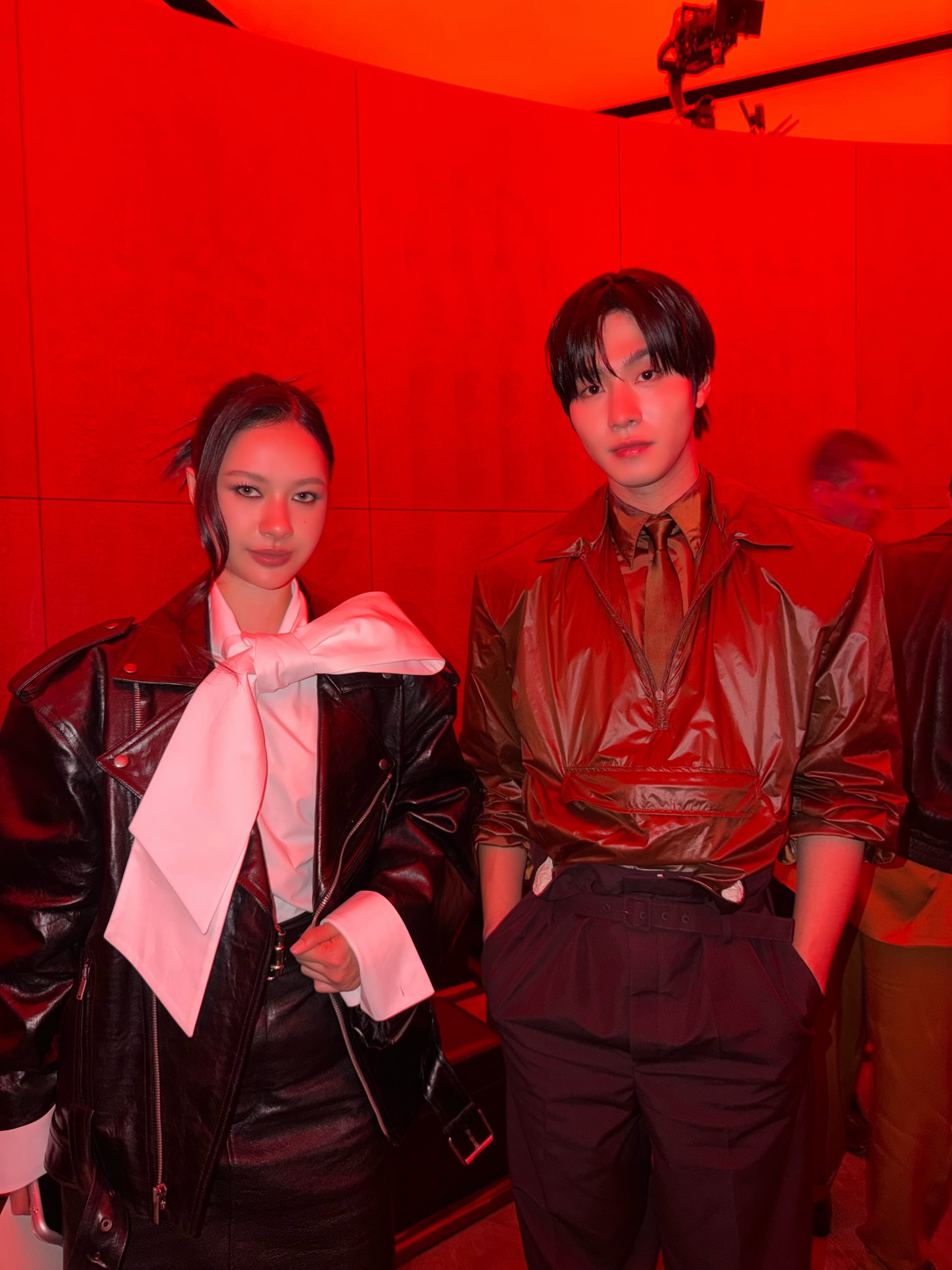 Nữ diễn viên chụp cùng Ahn Hyo Seop (Ảnh IGNV).