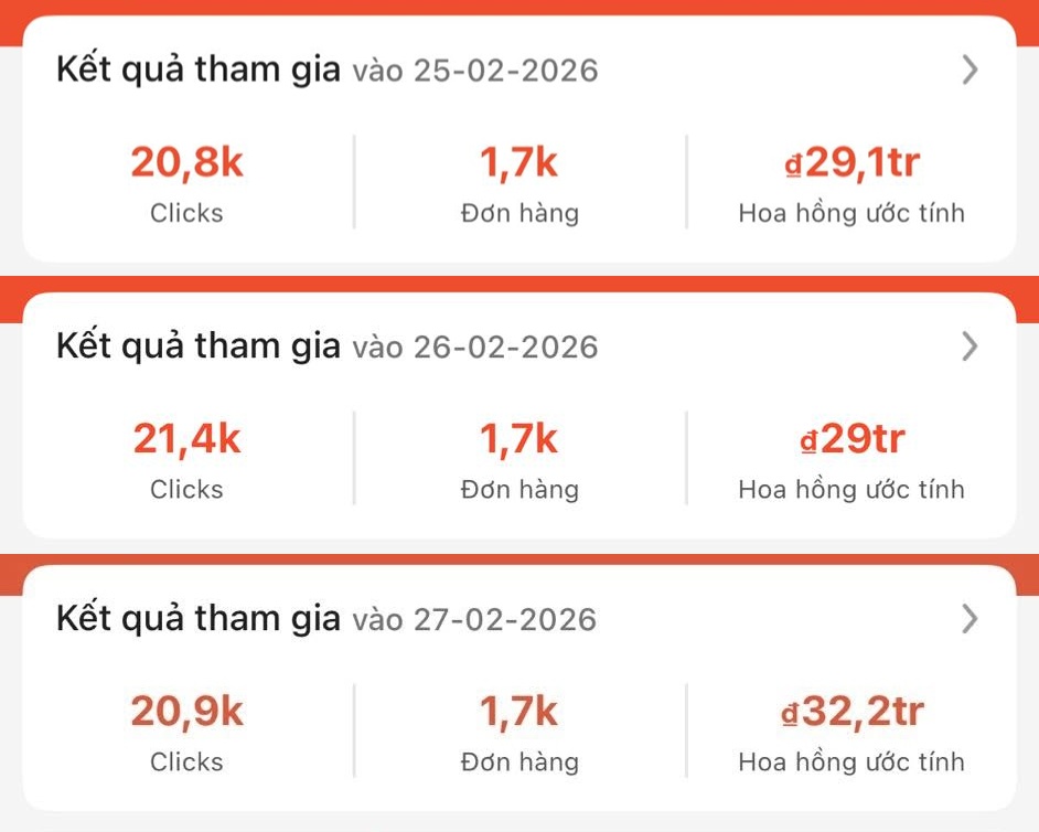 Đến cuối tháng 2/2026, con số đã tăng lên khoảng 30 triệu đồng