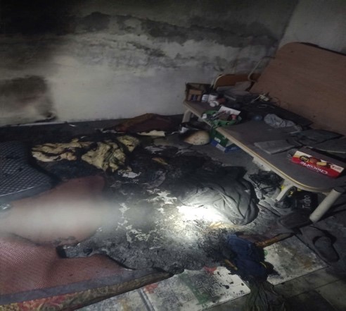 Hiện trường vụ cháy 