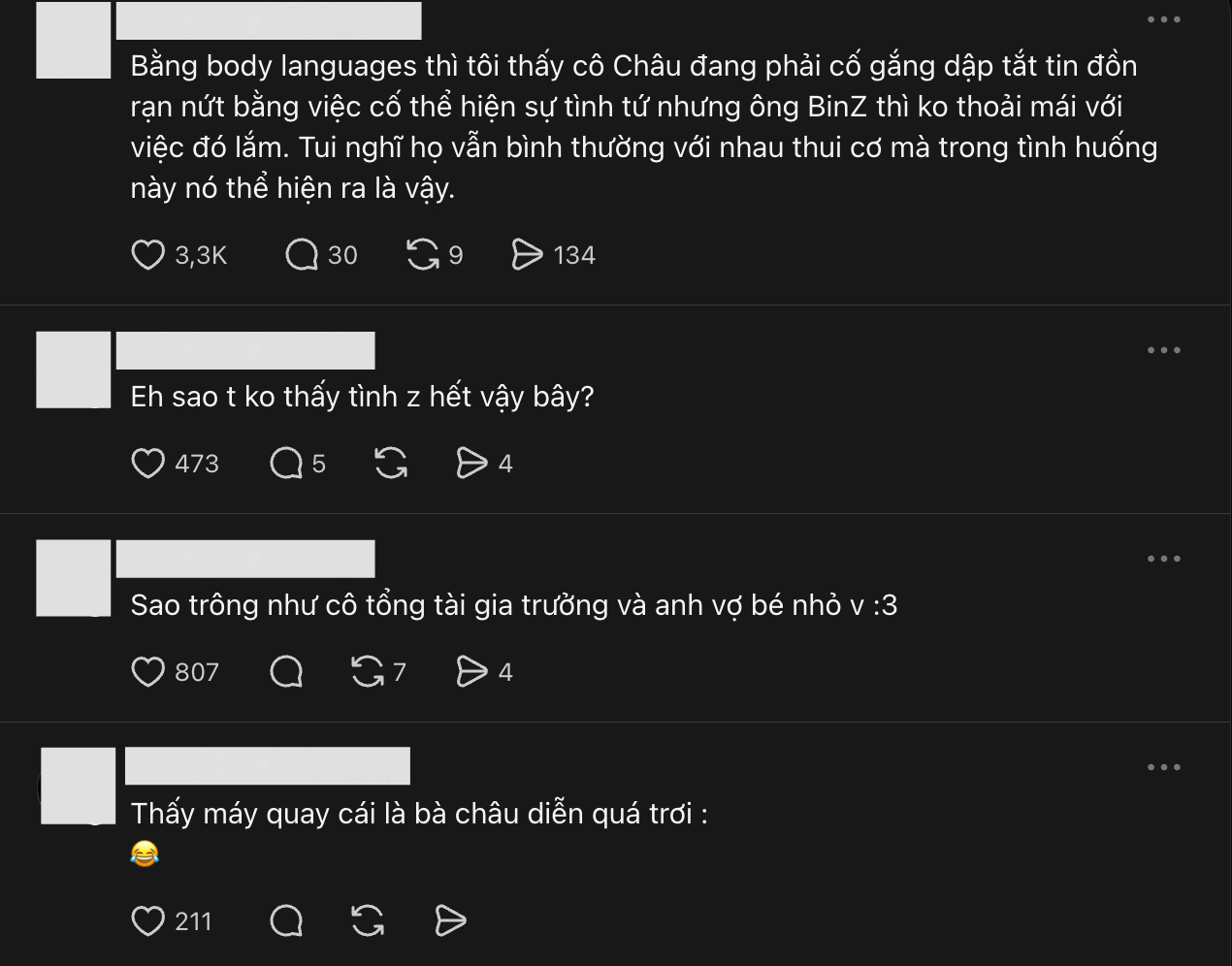 Binz và Châu Bùi lại gặp biến