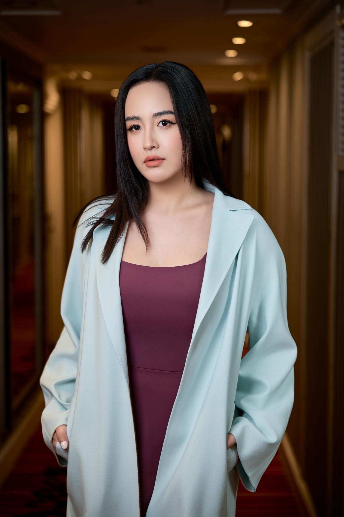 Mai Phương Thuý đã có bạn trai nhưng chưa từng để lộ danh tính người này (ảnh: FBNV)