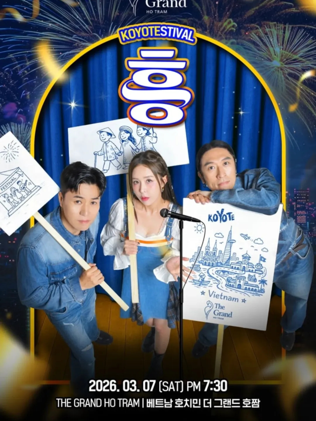 Shinji cùng các thành viên Koyote tới TP.HCM tổ chức đêm nhạc. Ảnh: X