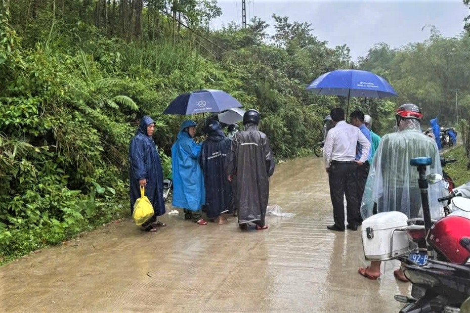 Hiện trường vụ tai nạn. Ảnh: Trà Đốc