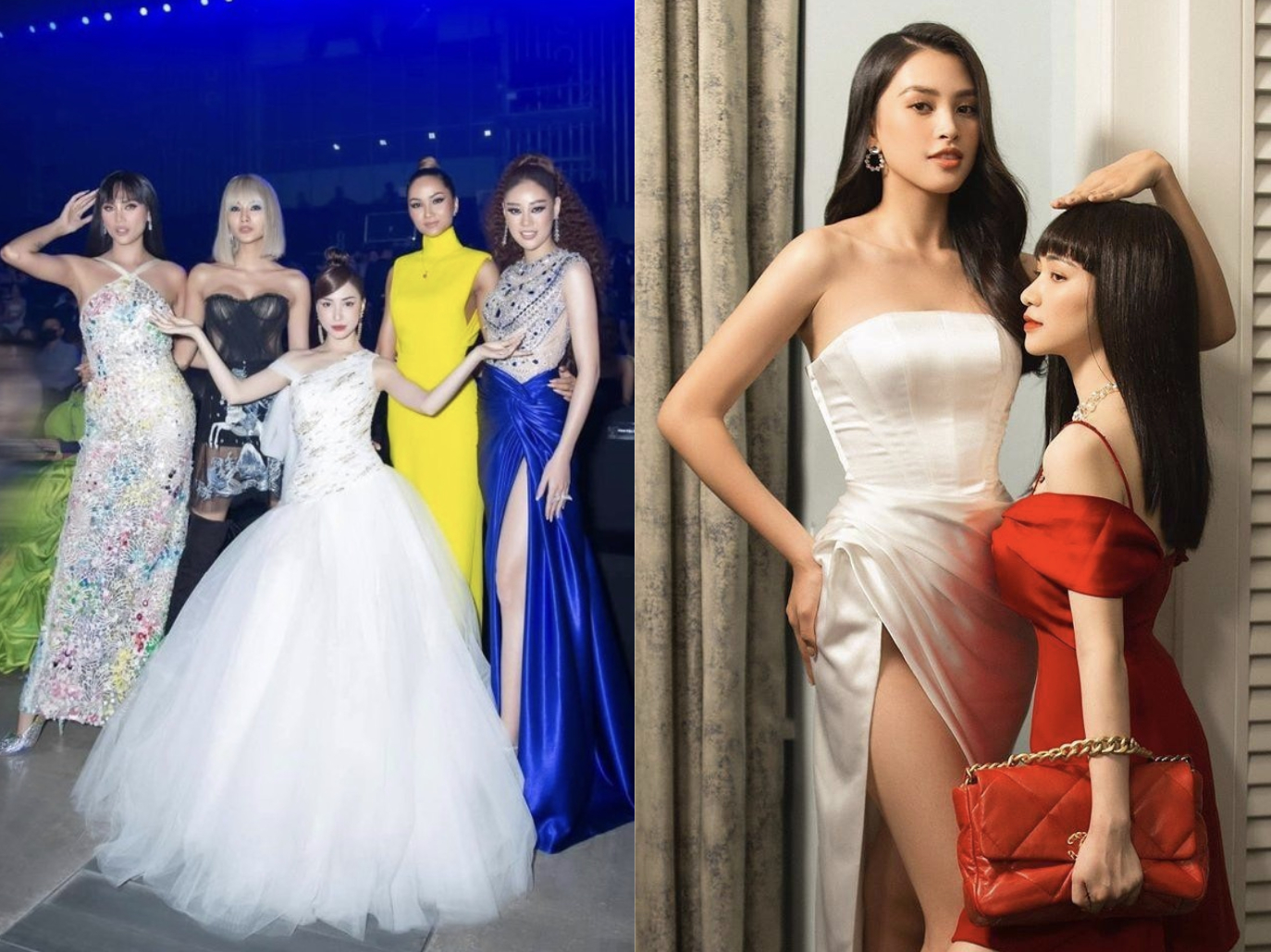 Đỉnh cao của tự tin, Hoà Minzy sẵn sàng đọ chiều cao với toàn Hoa hậu và siêu mẫu (Ảnh FBNV).