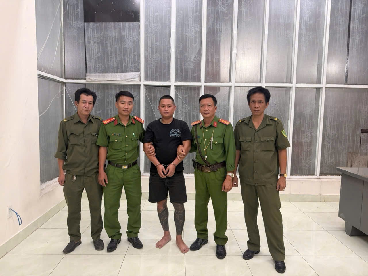 Đối tượng Phan Trí Hải bị bắt giữ