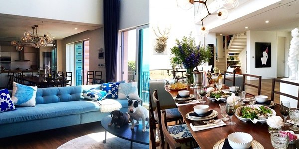 Nữ diễn viên sống cùng gia đình trong biệt thự siêu sang. Ảnh: Pinterest