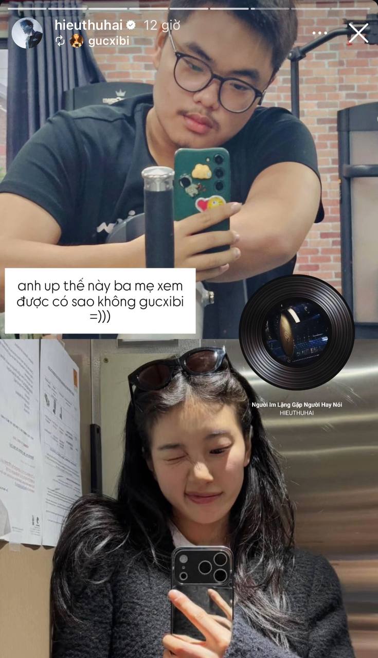 Màn tương tác của HIEUTHUHAI và Bi Béo - con trai NSND Xuân Bắc viral khắp MXH 