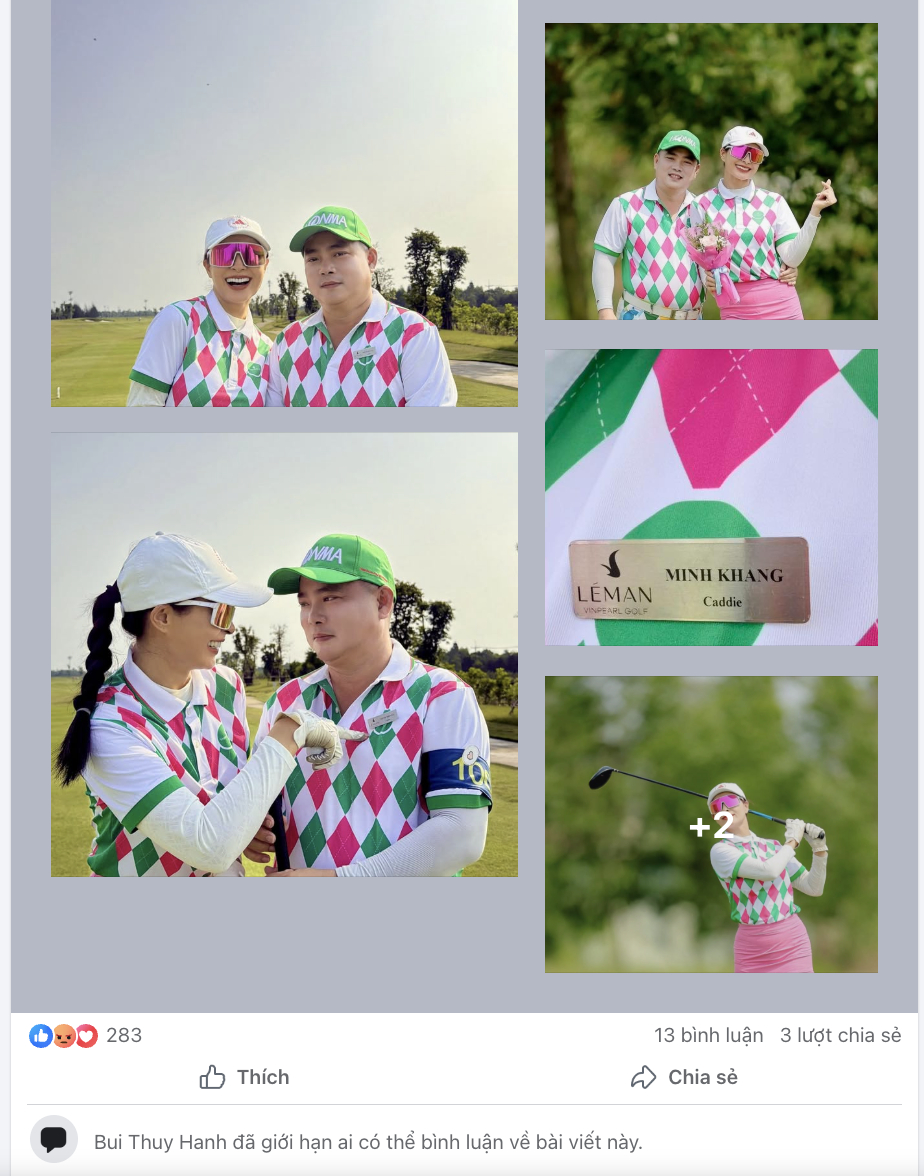 Cựu người mẫu Thuý Hạnh cũng giới hạn bình luận trên trang cá nhân của mình