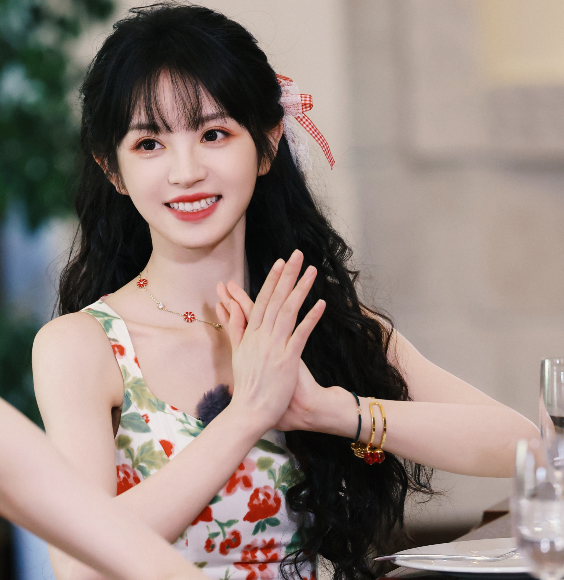 Điền Hi Vi cũng rất thích để mặt mộc xuất hiện trên mạng xã hội