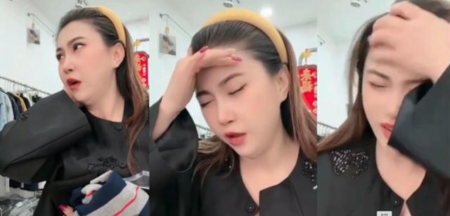 Những hình ảnh trong buổi livestream cuối cùng của nữ streamer