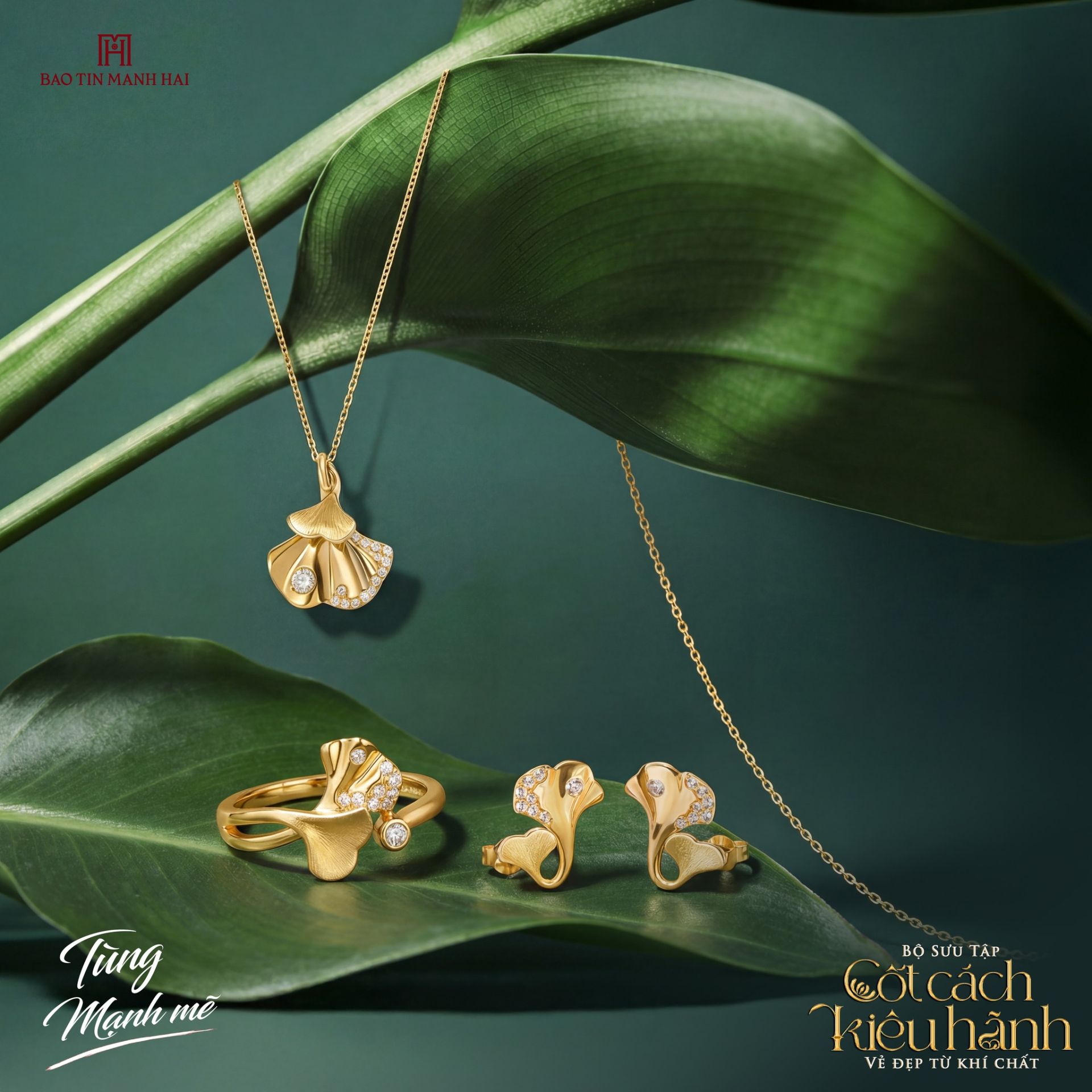 Giải mã sức hút BST trang sức lấy cảm hứng từ Tùng - Cúc - Trúc của Bảo Tín Mạnh Hải: Vừa lên kệ đã “cháy hàng