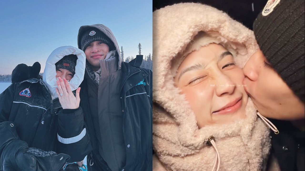 Art Sasomsup mới cầu hôn thành công Grace Chalita cách đây không lâu. Ảnh: Sanook