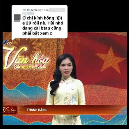 Chị Kính Hồng hiện tại là MC Thanh Hằng, dẫn dắt các chương trình về văn hoá, nghệ thuật,... trên sóng VTV