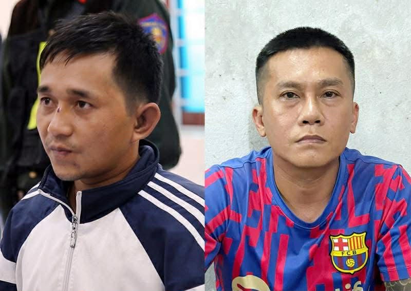 Hai tên cướp ngân hàng bị bắt giữ