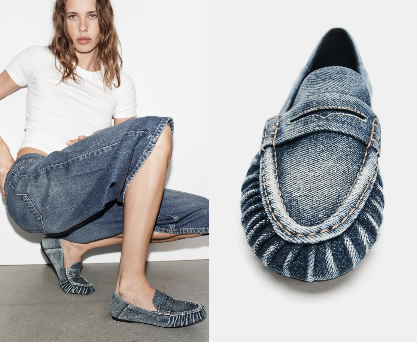 Phiên bản hiệu ứng denim lạ mắt (Ảnh chụp màn hình).