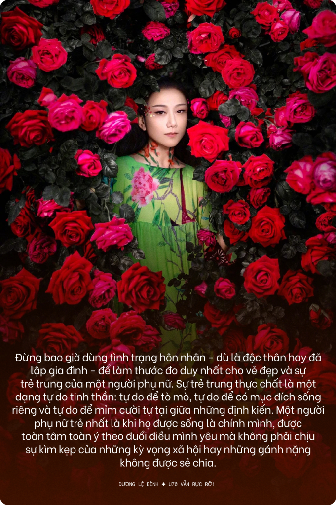 Nhìn Dương Lệ Bình tuổi 66 để thấy: Phụ nữ già đi không phải vì hôn nhân, mà vì đánh mất “khoảng trời riêng”