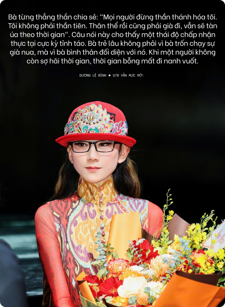 Nhìn Dương Lệ Bình tuổi 66 để thấy: Phụ nữ già đi không phải vì hôn nhân, mà vì đánh mất “khoảng trời riêng”