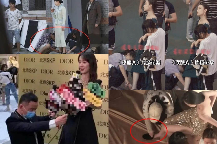 Nhiều nghệ sĩ hàng đầu Cbiz đang gây tranh cãi về cách đối xử với trợ lý (Ảnh: 163).