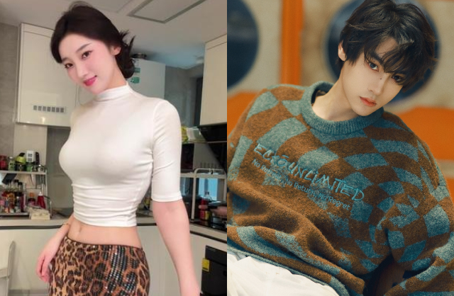 Hot girl Cửu Thành Mỹ livestream tố cáo Điền Hủ Ninh không chung thủy, che giấu việc có con ngoài giá thú. Ảnh: Weibo,