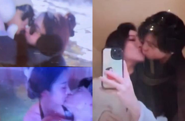 Cô gây sốc khi tung ảnh thân mật của cả hai trong thời gian yêu nhau lên mạng. Ảnh: Sina.