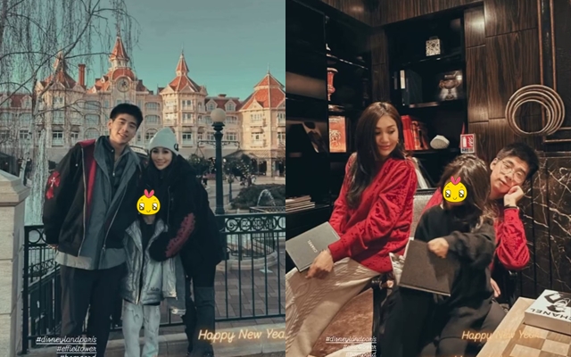 Hình ảnh gia đình trong chuyến du lịch đầu năm 2026.