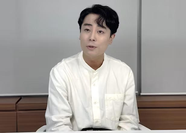 Han Ji Sang vừa lộ diện làm rõ vụ việc ồn ào liên quan tới người yêu cũ. Ảnh: Nate