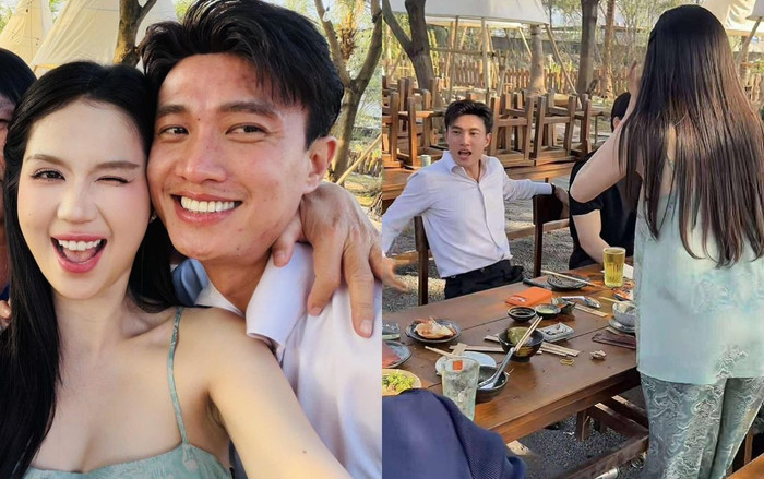 Quốc Trường tựa vai tình tứ bên Ngọc Trinh