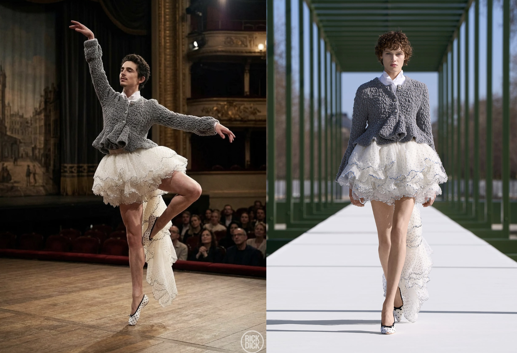 ...nhưng là Dior ở một giai đoạn bay bổng tựa vũ công ballet (Ảnh @rickdick_, Dior).