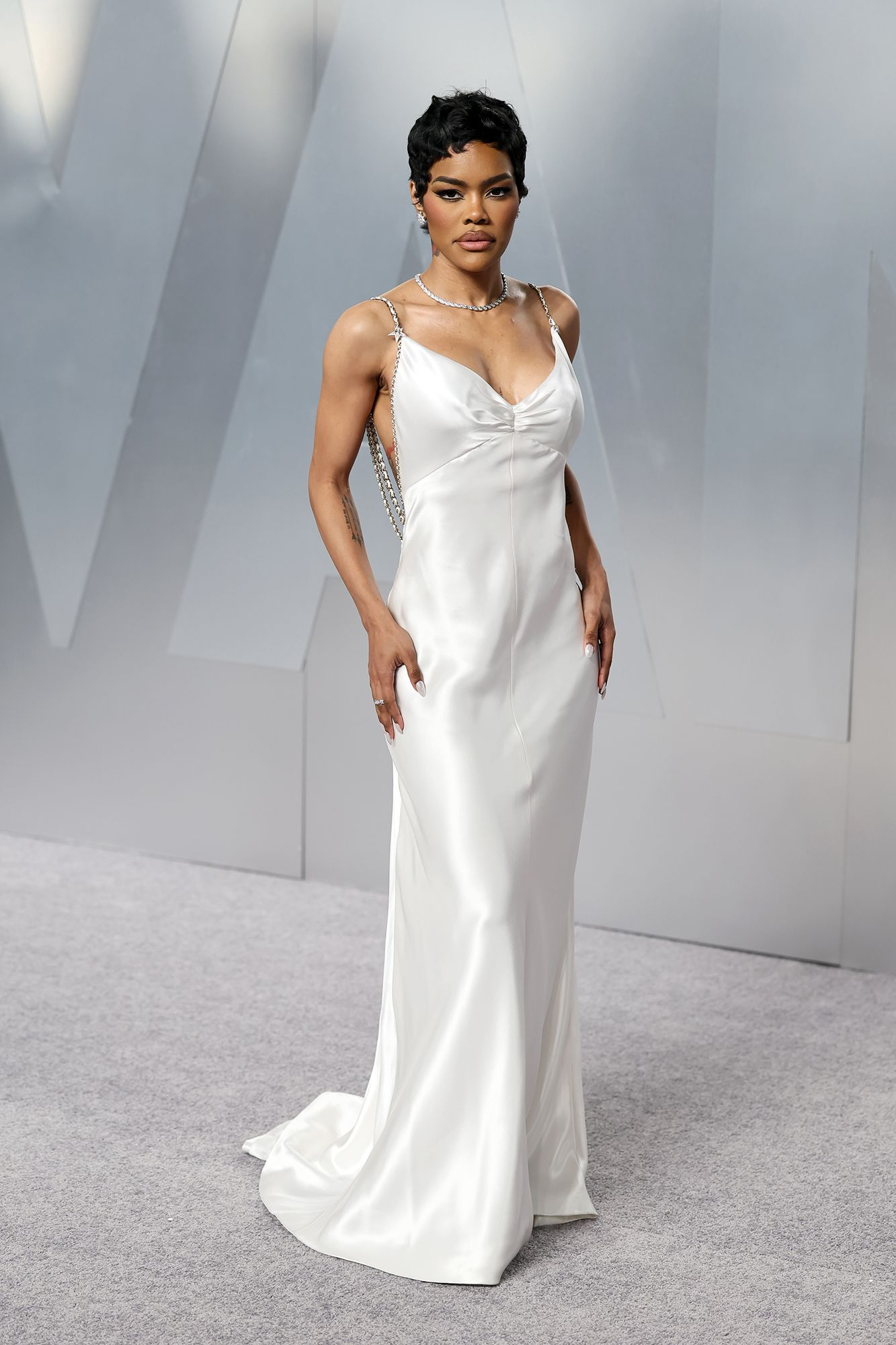 Teyana Taylor với một thiết kế quyến rũ từ Chanel.