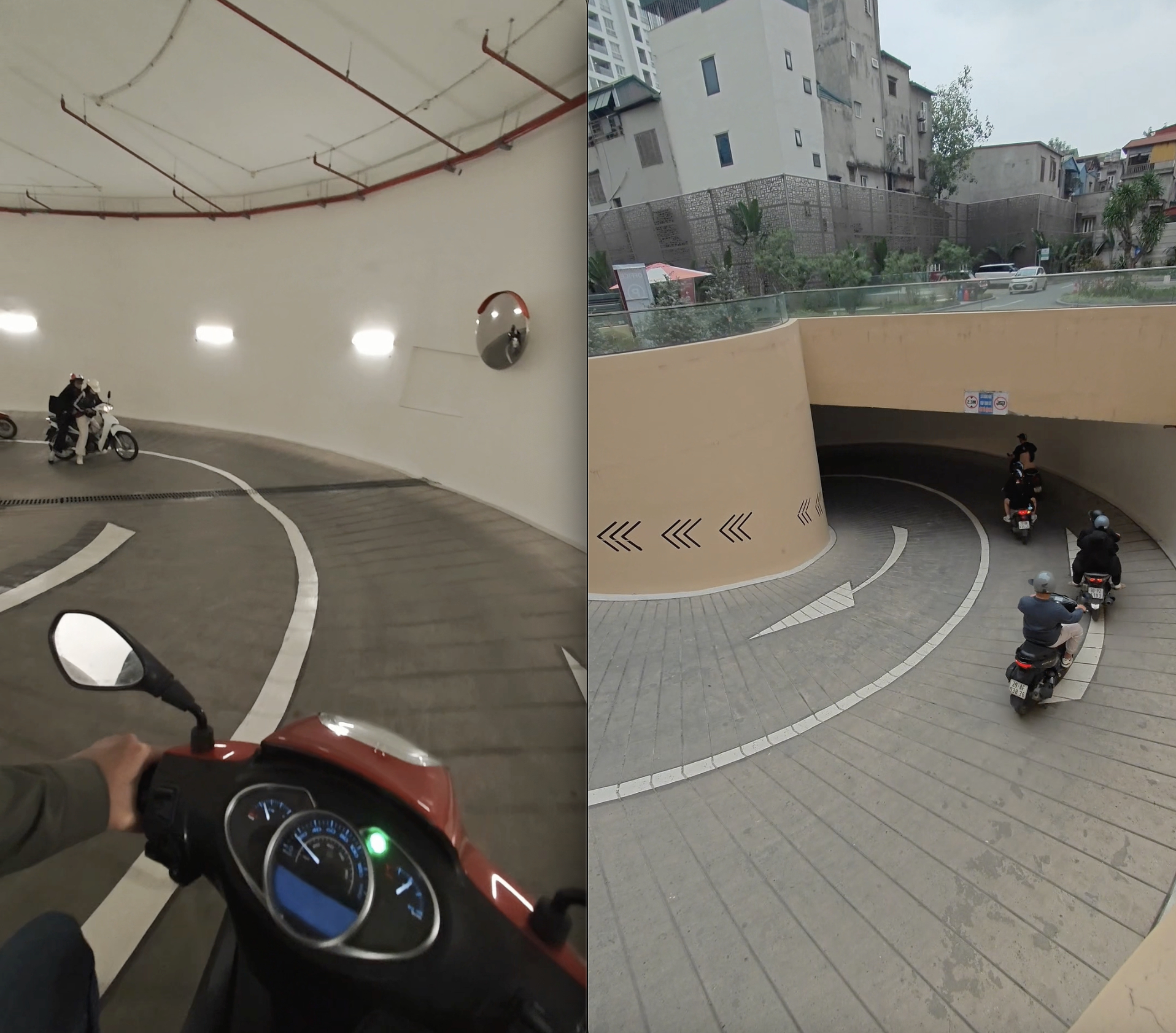 Trực tiếp lái xuống hầm xe “ám ảnh” nhất Hà Nội lúc này, liệu có đáng sợ như lời đồn?