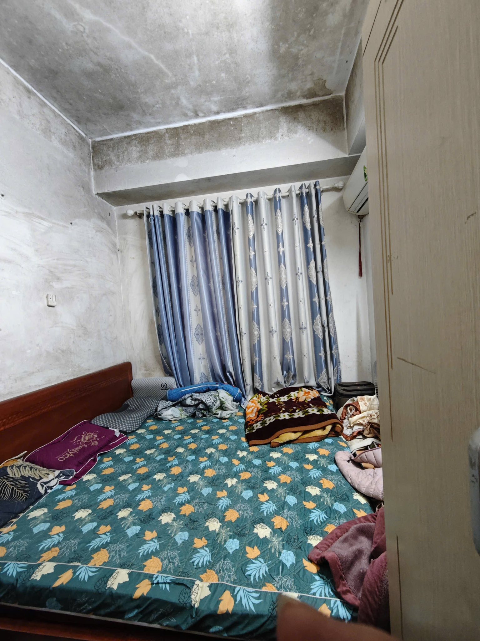 Trần nhà bên trong phòng ngủ mốc đen