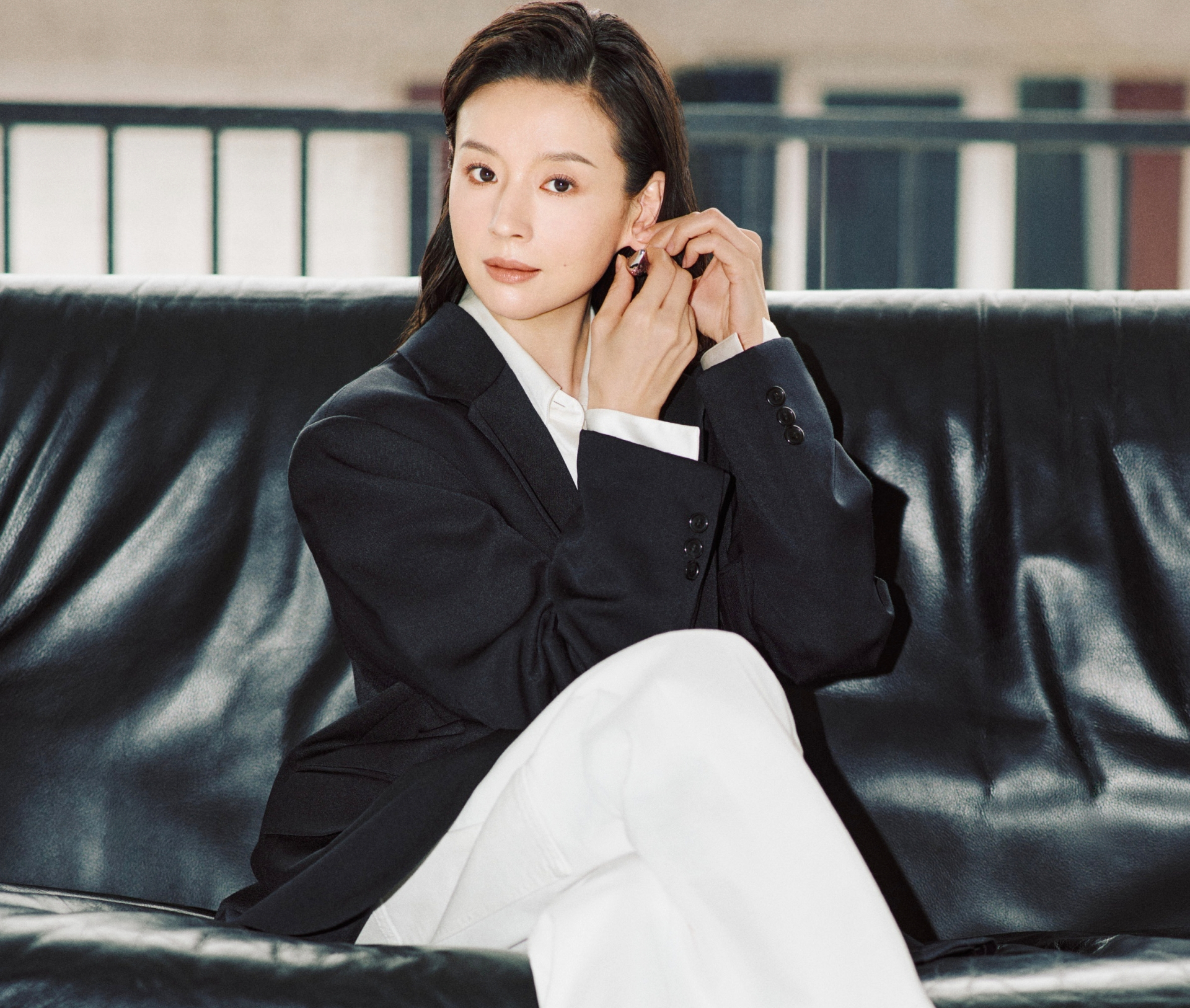 Đổng Khiết trẻ trung trong buổi họp báo ra mắt phim mới