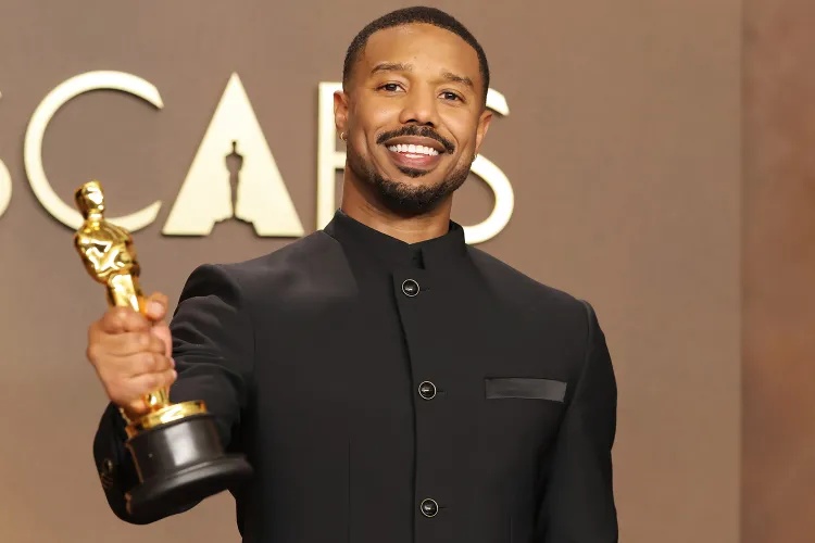 Michael B. Jordan thắng giải Nam chính xuất sắc tại Oscar. Ảnh: Getty Images. 