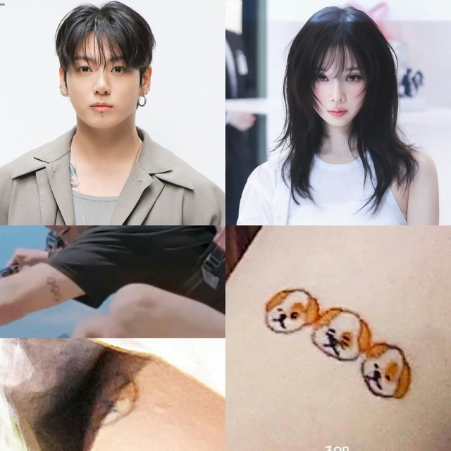 Cận cảnh hình xăm 3 chú chó - 