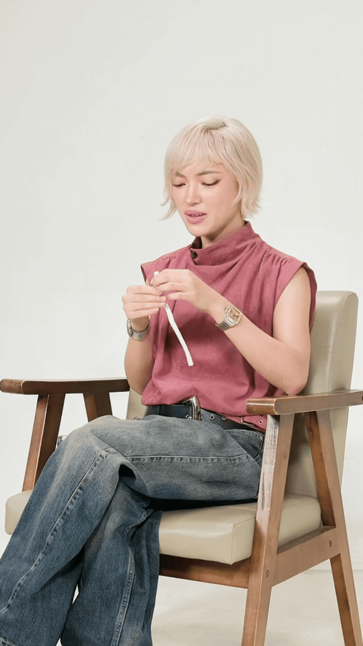 Châu Bùi ngượng ngùng khi nhận được câu hỏi về chuyện cưới Binz