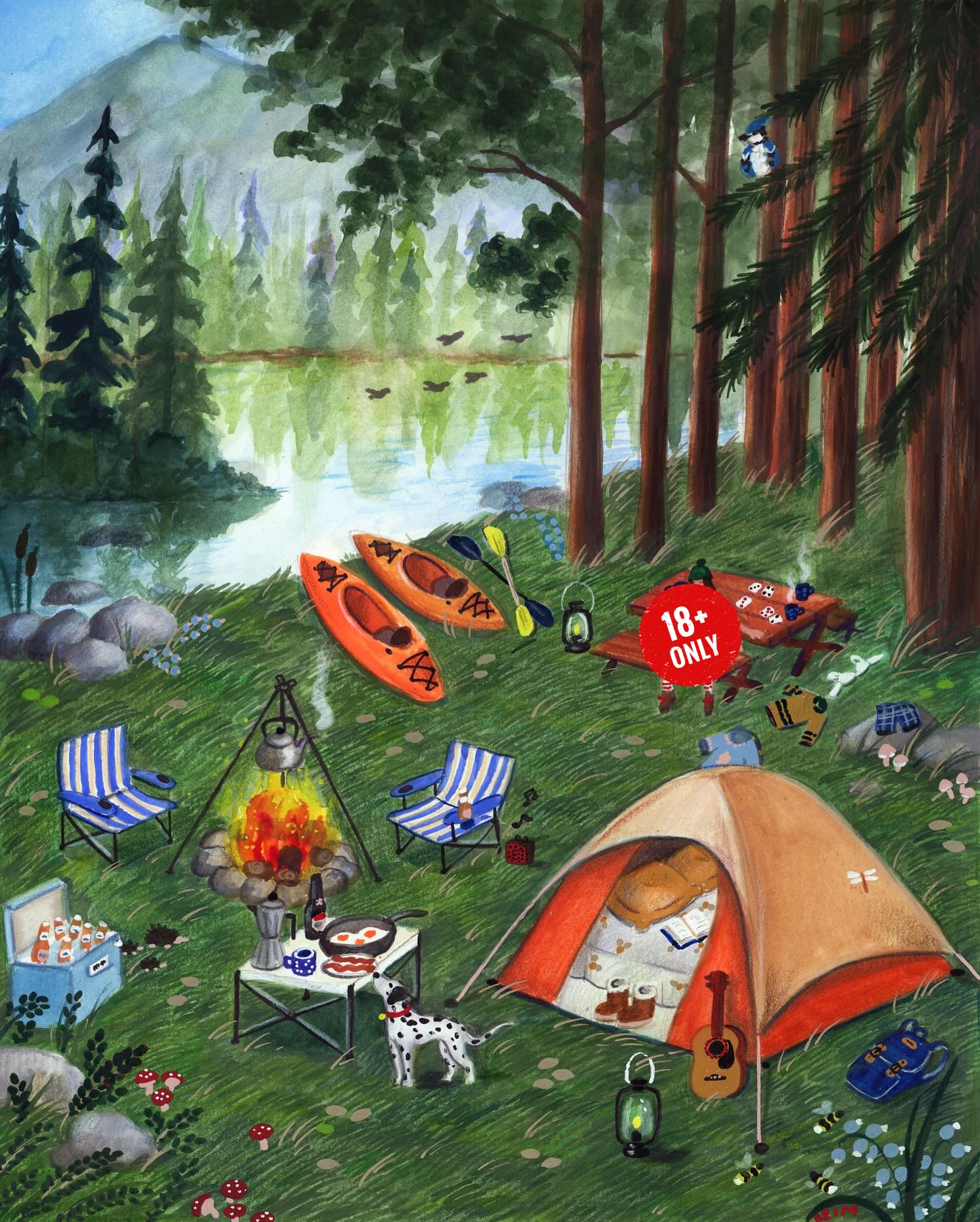 Xuất hiện trend lan truyền bộ tranh 18+ bằng câu hỏi “chữa lành”: Biến tướng nguy hiểm, chê rất mạnh!