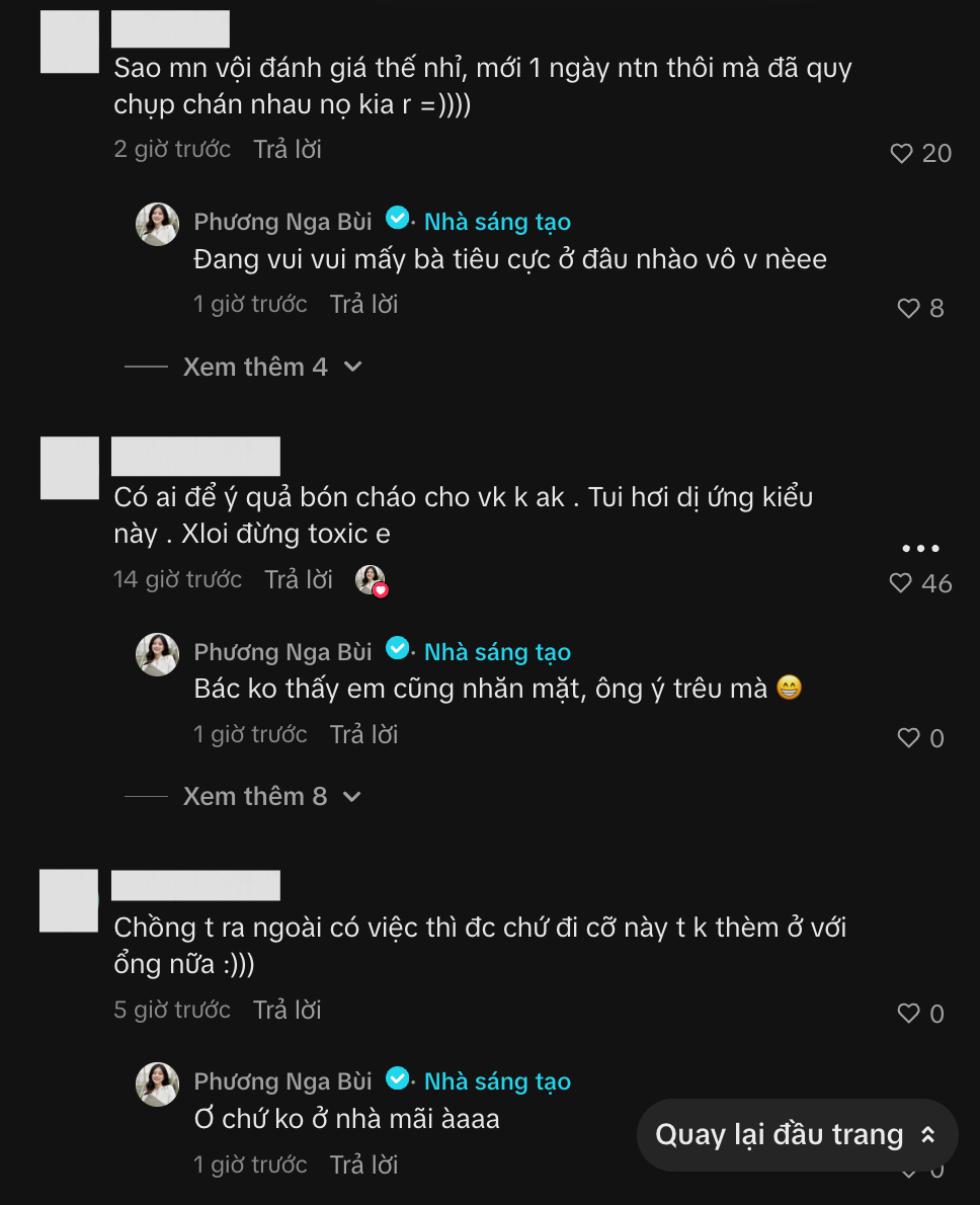 Phương Nga ứng xử trước loạt bình luận trái chiều dưới video