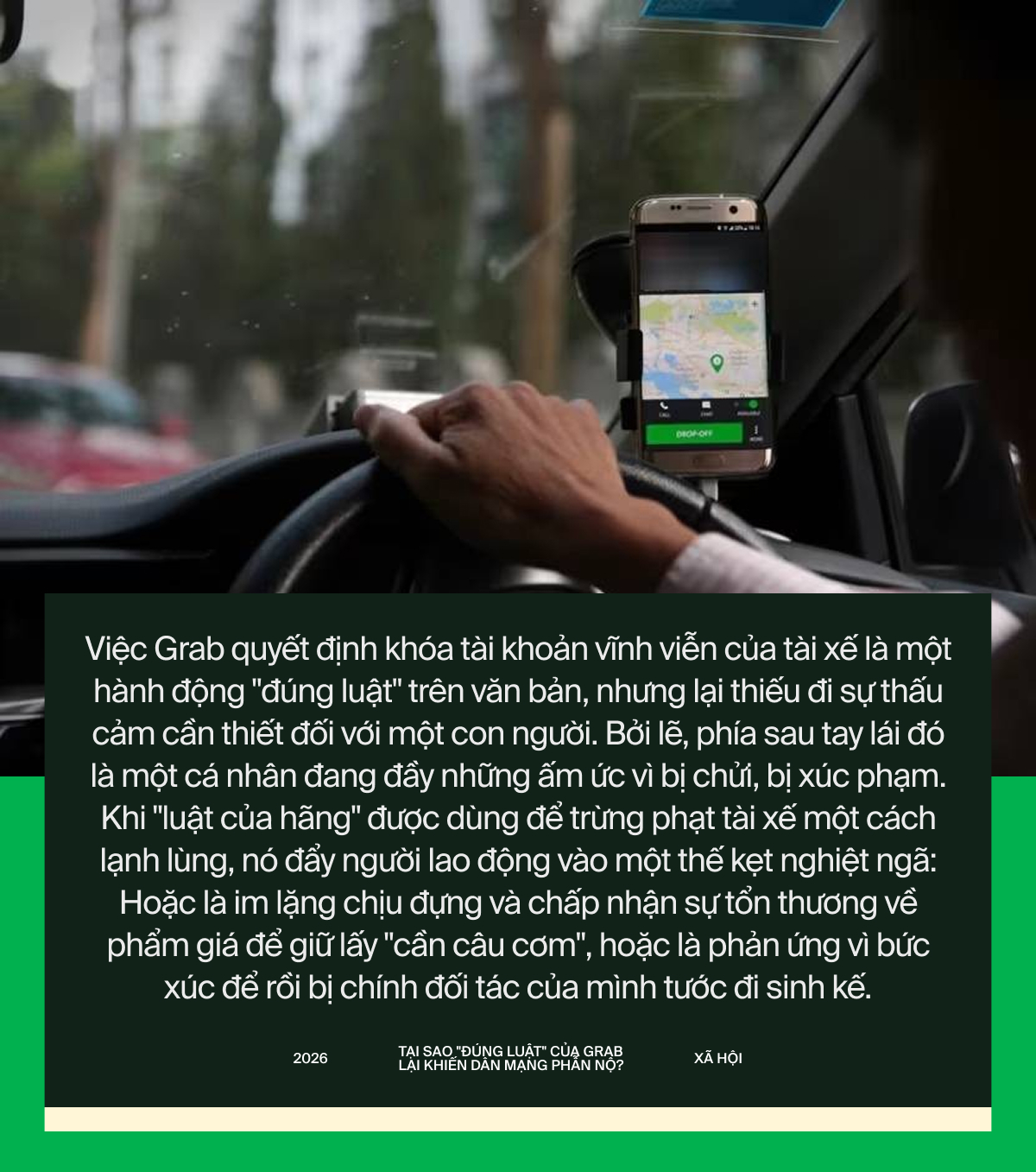 Vụ nhạc sĩ Minh Khang chửi tục và Grab xử lí 