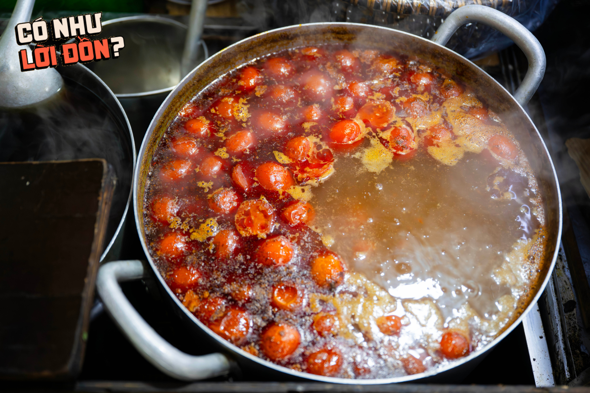 Nguyên liệu thơm ngon của quán bún riêu cô Nga