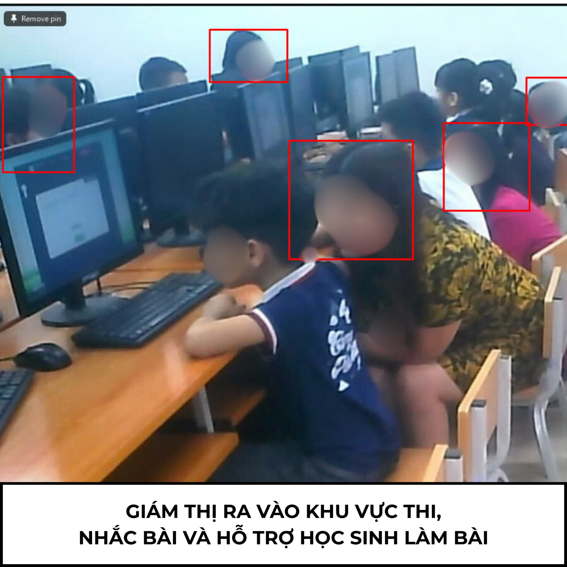 NÓNG: Hủy kết quả nhiều phòng thi VioEdu ở Hà Nội vì gian lận, camera bắt trọn 