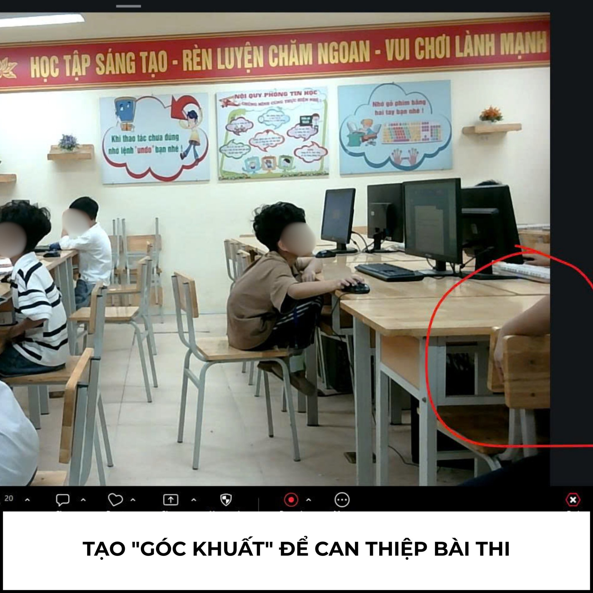 NÓNG: Hủy kết quả nhiều phòng thi VioEdu ở Hà Nội vì gian lận, camera bắt trọn 