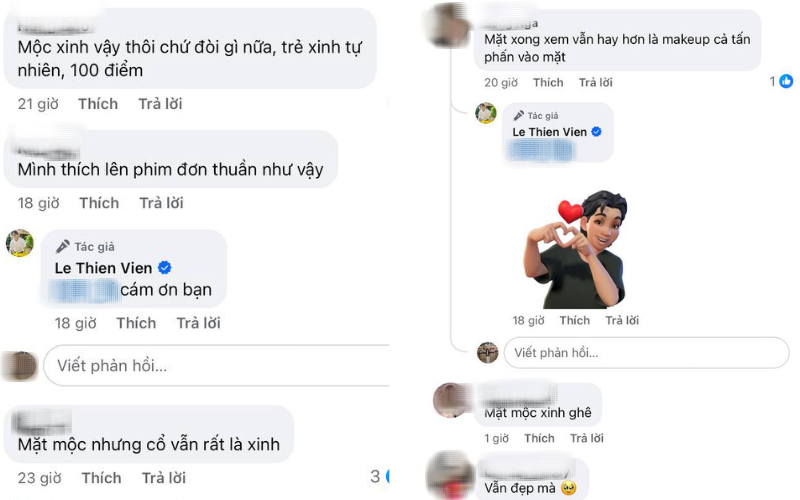 Mặt mộc của Thiên Ân nhận được thiện cảm từ cộng đồng mạng.