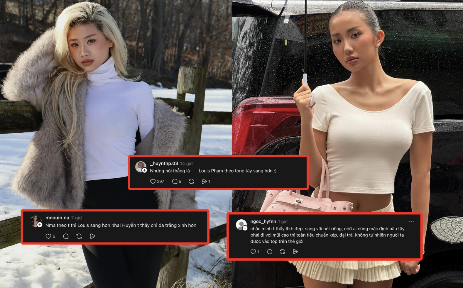 Cư dân mạng liên tục thể hiện quan điểm xoay quanh phong cách của 2 cô nàng