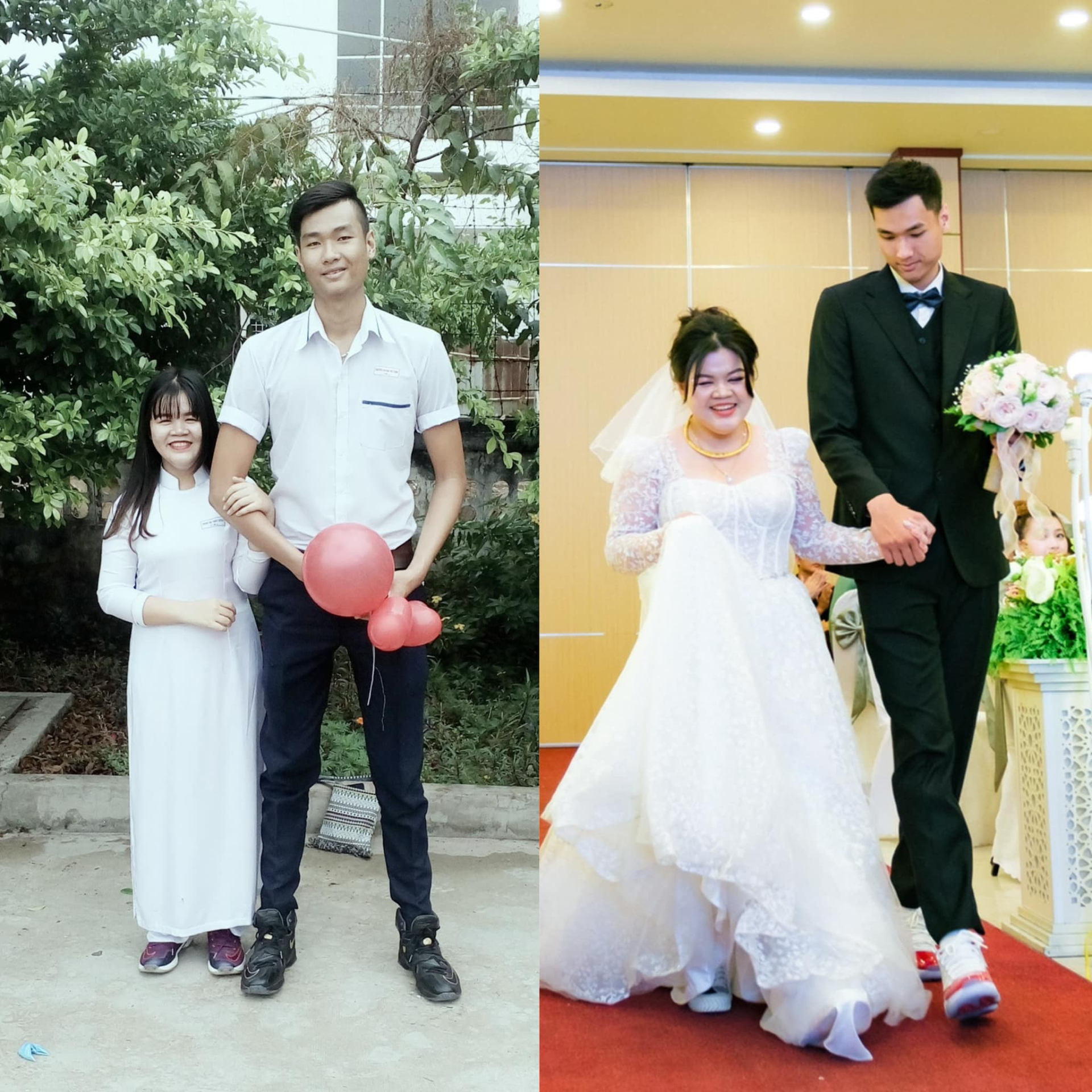 Cặp đôi bên nhau từ thời đi học, đến hiện tại đã có 11 năm từ yêu đến cưới