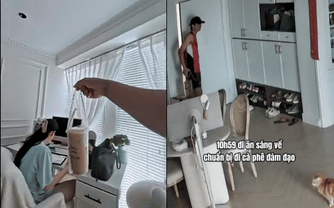 Dù ra ngoài cà phê hay hoạt động cá nhân thì Bình An vẫn nhớ bà xã ở nhà